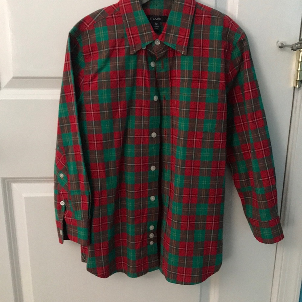 Button down long sleeve. Boys size 10.